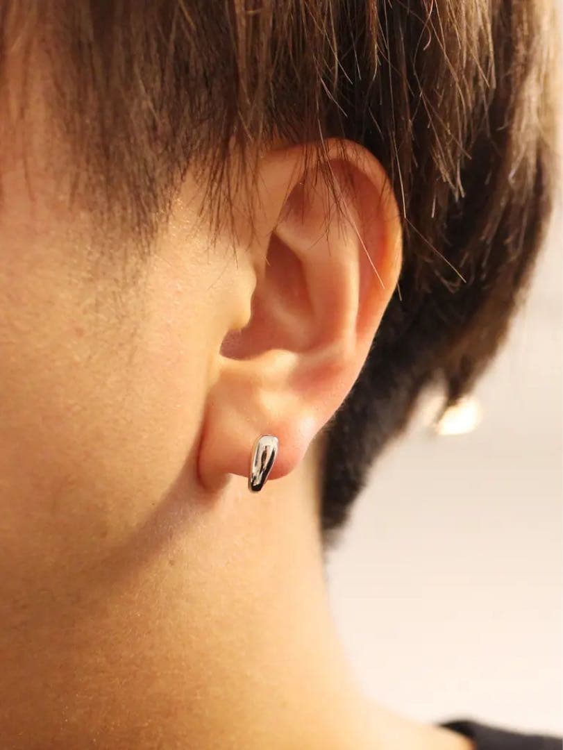 【片耳用】藤原ヒロシ コラボ ピアス HF 002 シルバー メンズ レディース