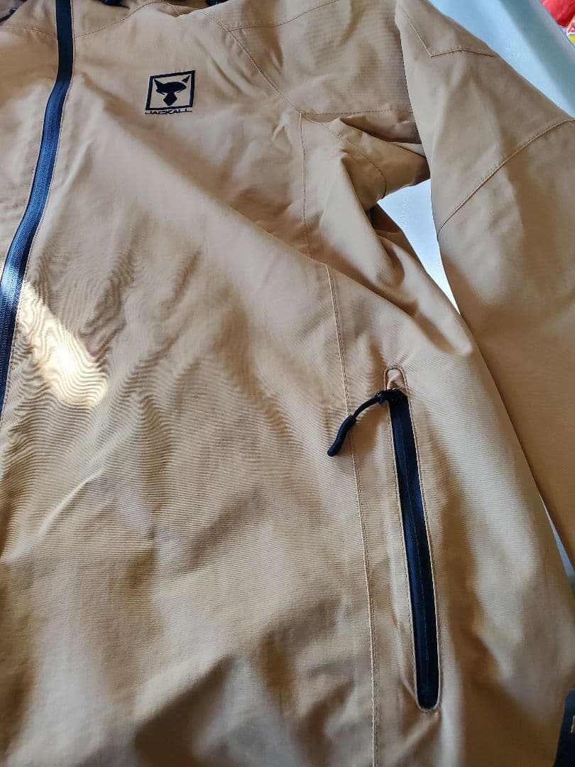 JACKALL ハードシェルジャケット M ベージュ