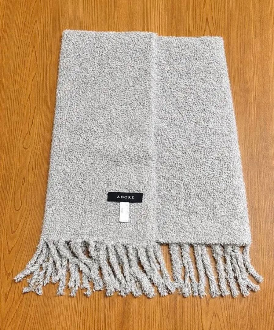り*な様 大判★定価8万★ADORE BLACK LABEL アルパカ ストール