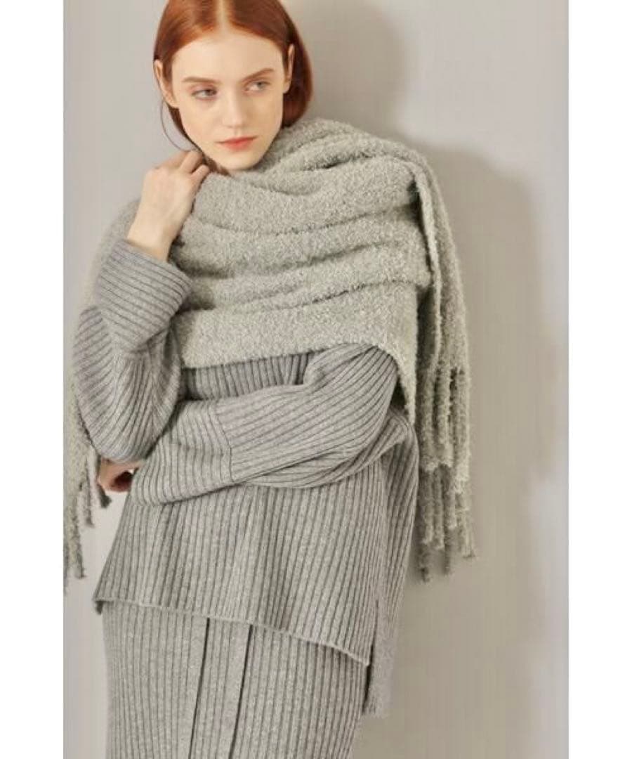 り*な様 大判★定価8万★ADORE BLACK LABEL アルパカ ストール