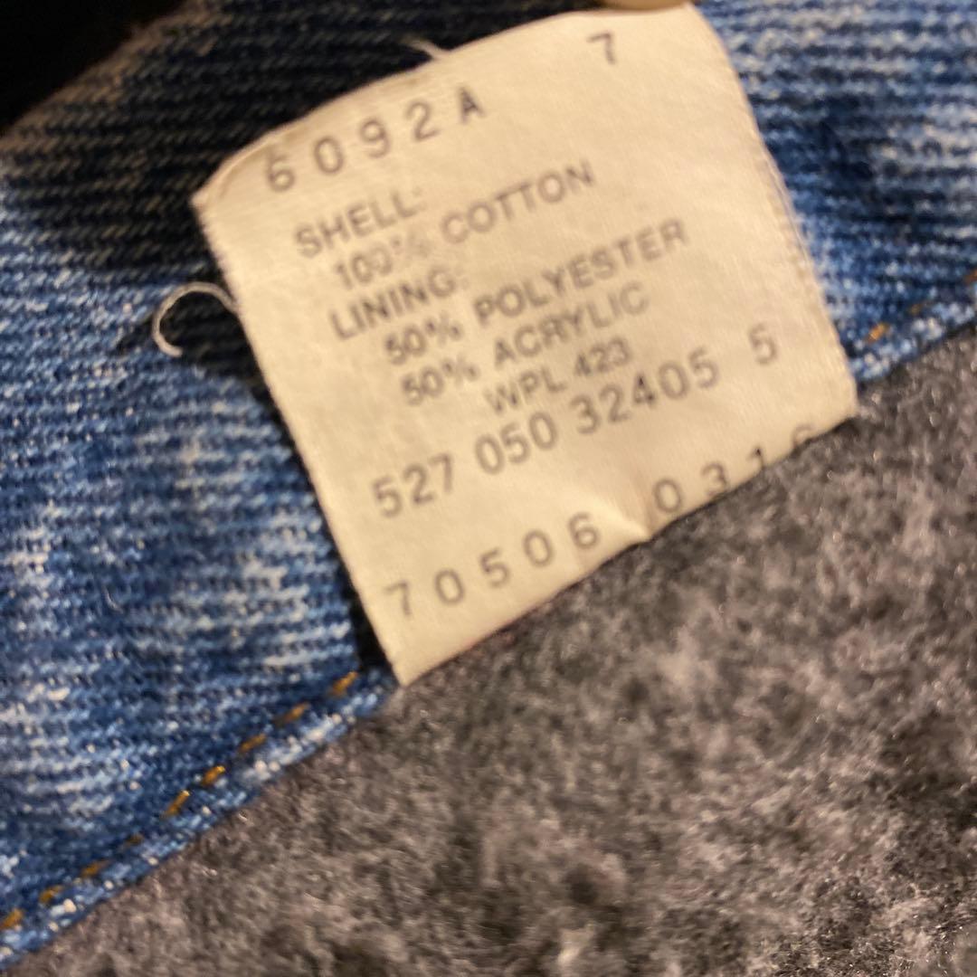 Levi’sリーバイス　デニムジャケット70506 0316 USA製 90s