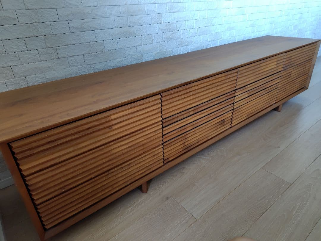 【週今末のみ】カリモク　ソリッドボード　テレビ台　ウォールナット