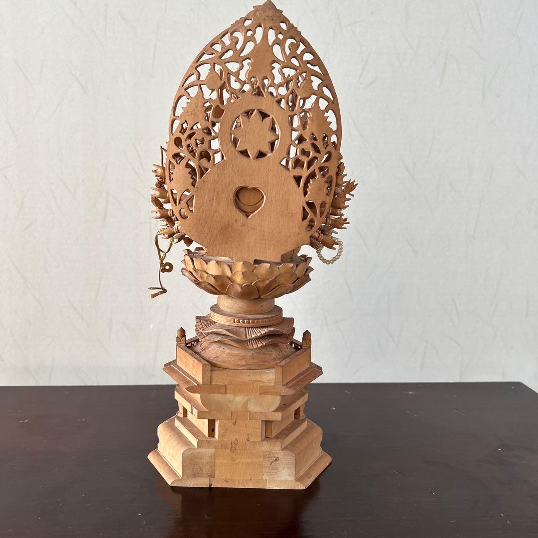 【土日値下中】千手観音像　木彫り　仏像　骨董品