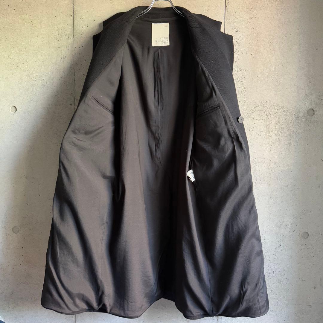 美品　ザラ　スタジオニコルソン　オーバーサイズコート　チェスターコート　L相当