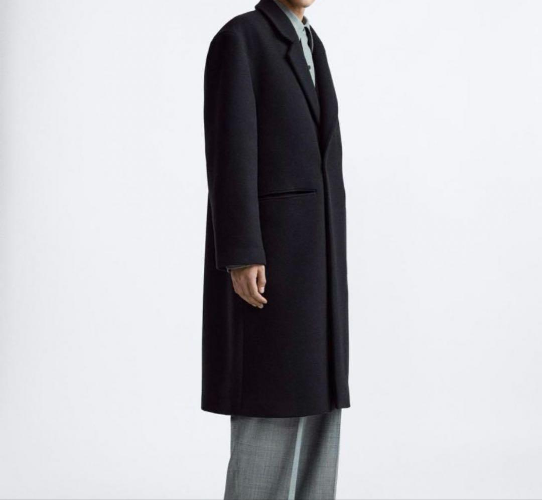 美品　ザラ　スタジオニコルソン　オーバーサイズコート　チェスターコート　L相当