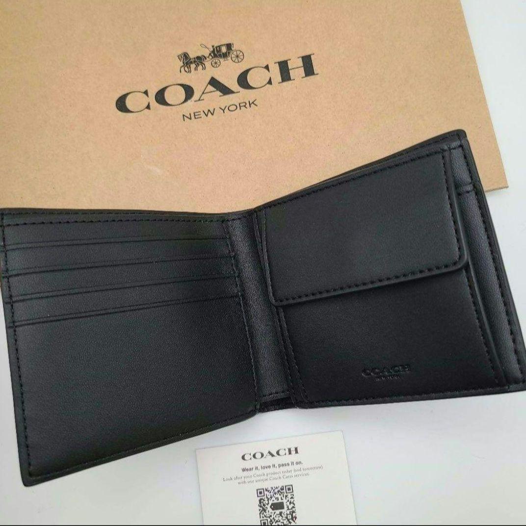 新品　COACH　コーチ　折り財布　ウォレット　正規品