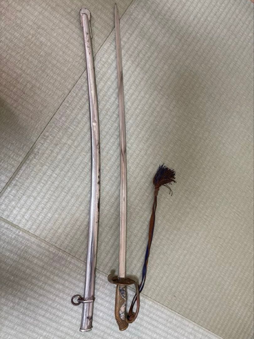 旧日本軍 指揮刀 旗棒 模造刀 サーベル 軍刀 帝国陸軍 海軍 日本軍