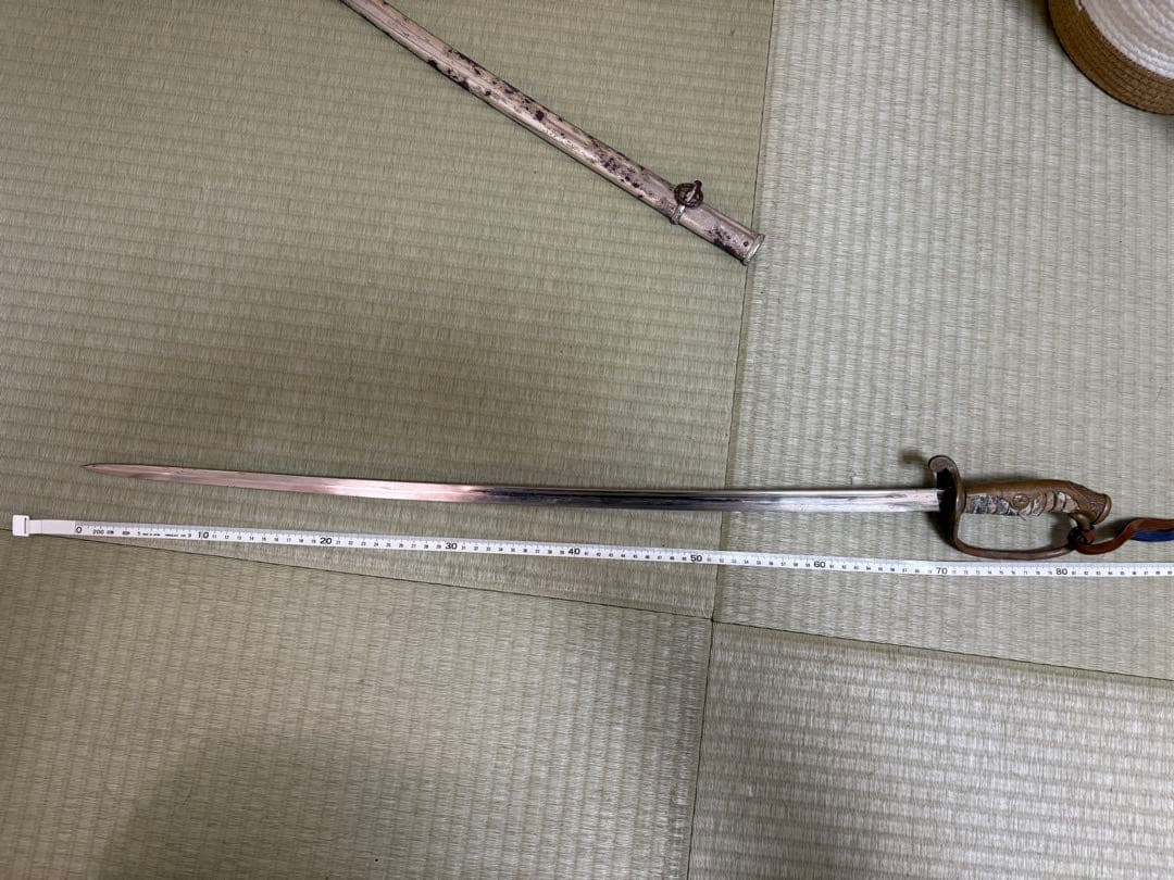 旧日本軍 指揮刀 旗棒 模造刀 サーベル 軍刀 帝国陸軍 海軍 日本軍