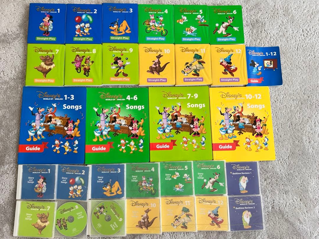 DWE ディズニーワールドイングリッシュ　DVD&CDセット