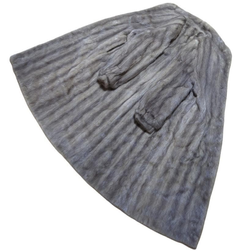 着丈115cm サファイヤミンク 毛皮 コート リアルファー ミンク MINK