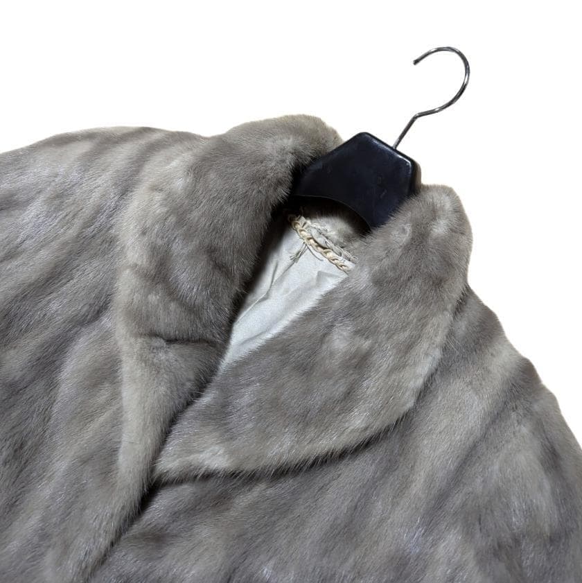 着丈115cm サファイヤミンク 毛皮 コート リアルファー ミンク MINK