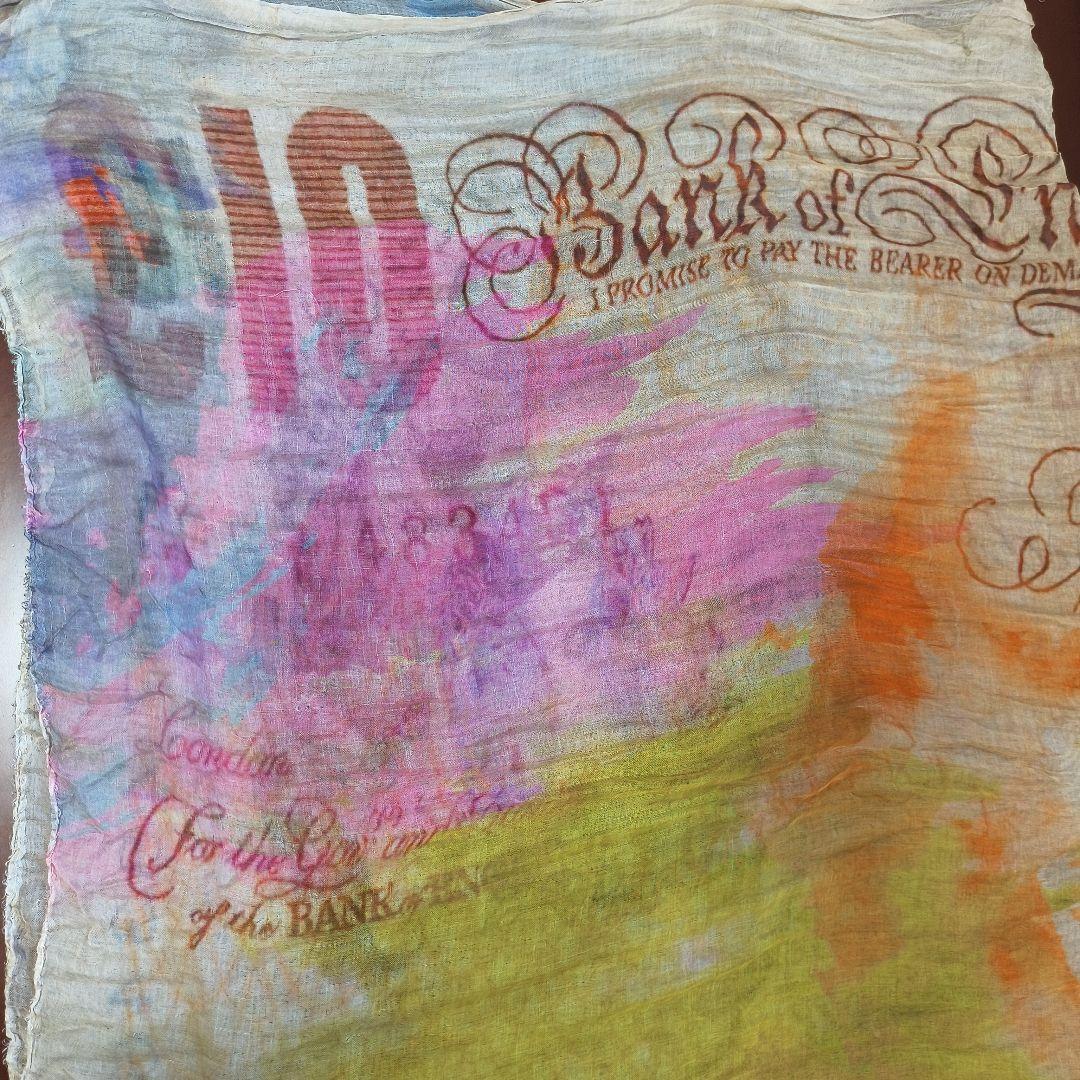 Faliero Sarti　旧イギリスポンド柄ストール　ファリエロ サルティ