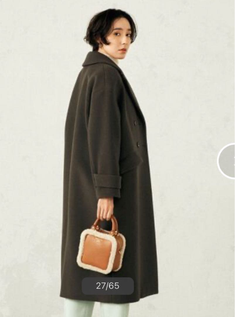 美品★定価46200円 NOLLEY'Sノーリーズ チェスターコートロングコート