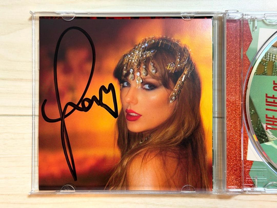 直筆サイン入り Taylor Swift TLOAS 輸入盤 CDアルバム