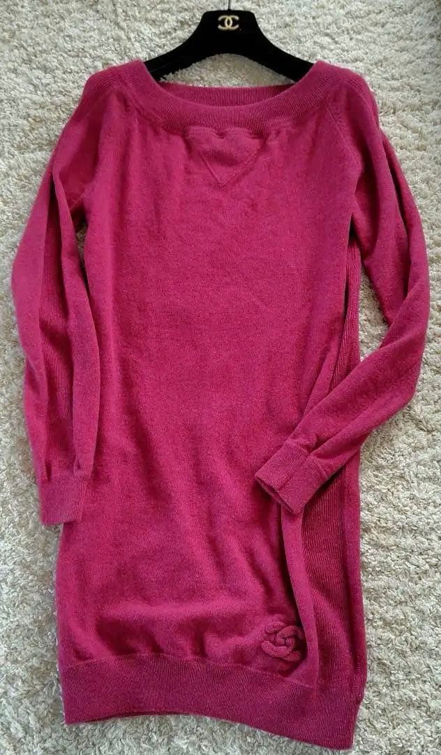 最終SALE シャネル　ニットワンピース　チュニック