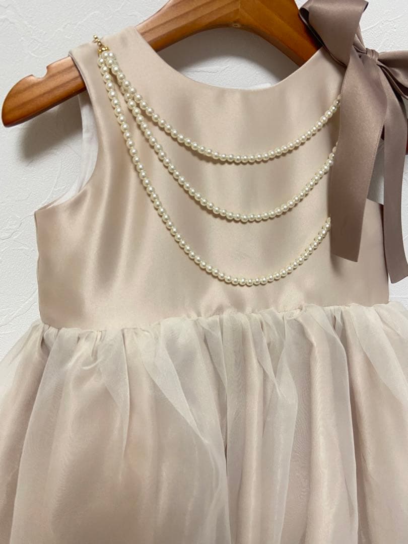 【DRESCCO】ヘラ ゴールドピンクドレス