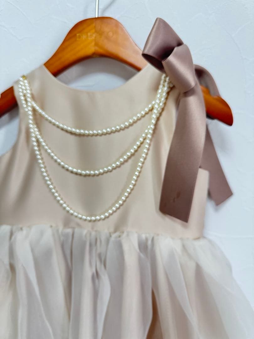 【DRESCCO】ヘラ ゴールドピンクドレス