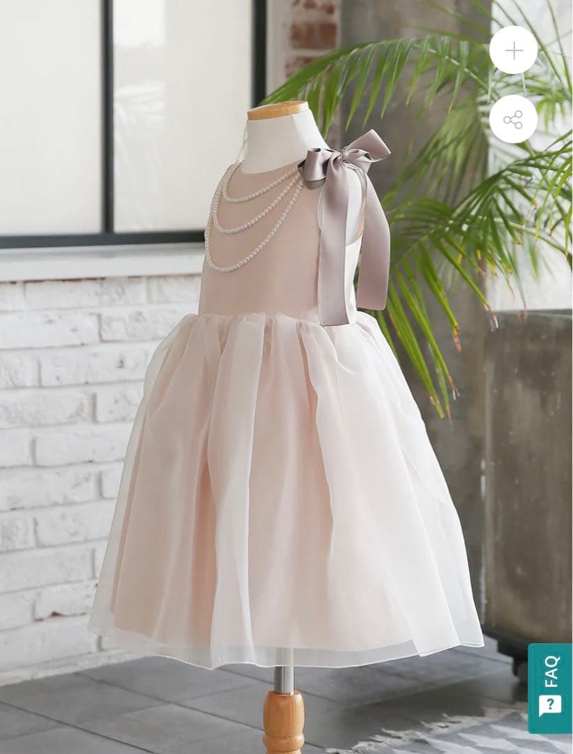 【DRESCCO】ヘラ ゴールドピンクドレス