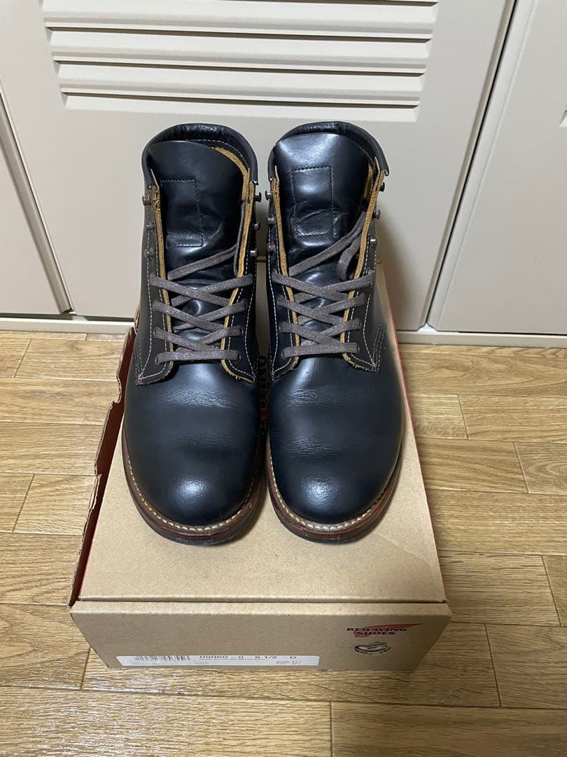 レッドウィング フラットボックス 9060 ブラック