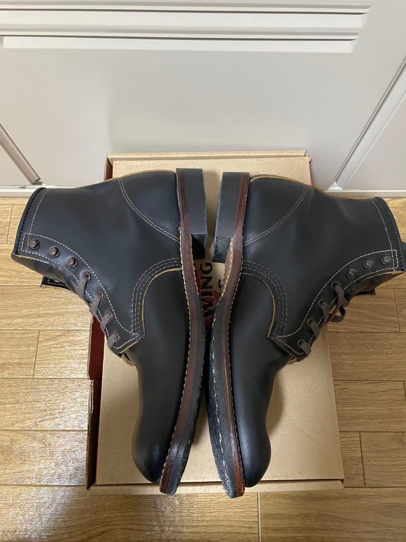 レッドウィング フラットボックス 9060 ブラック