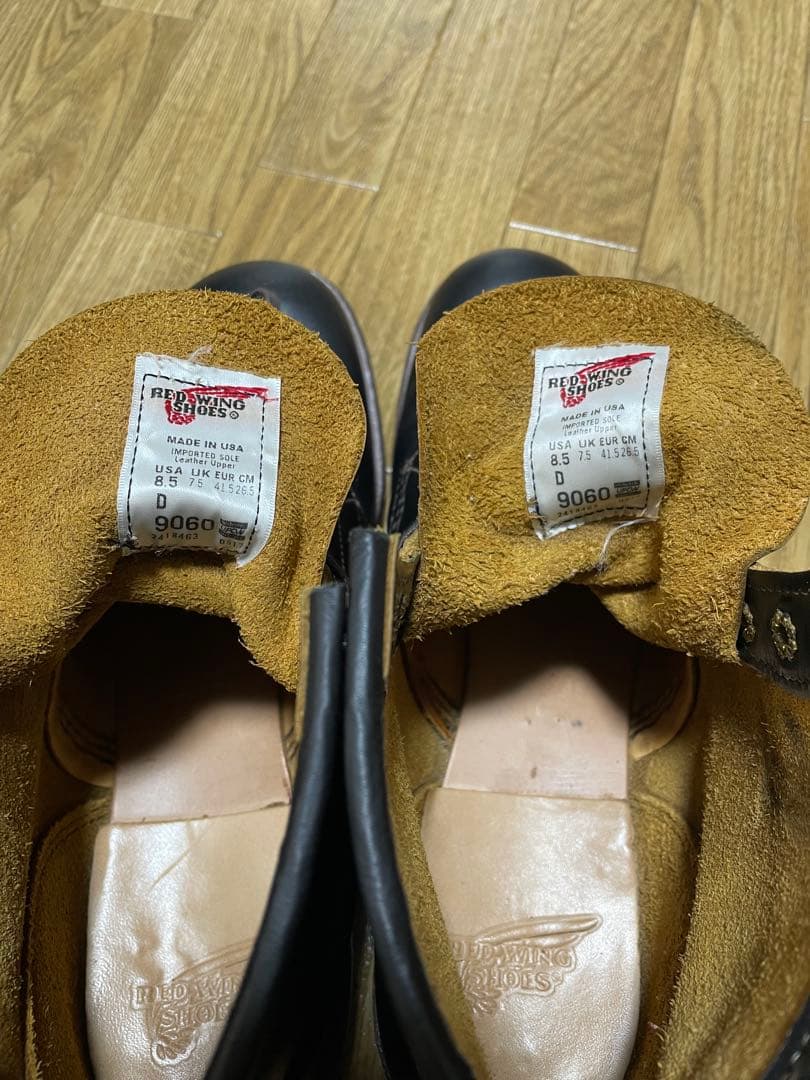 レッドウィング フラットボックス 9060 ブラック