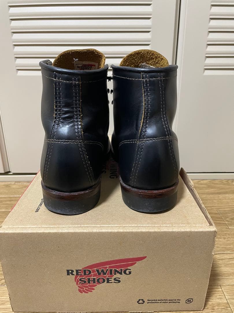 レッドウィング フラットボックス 9060 ブラック