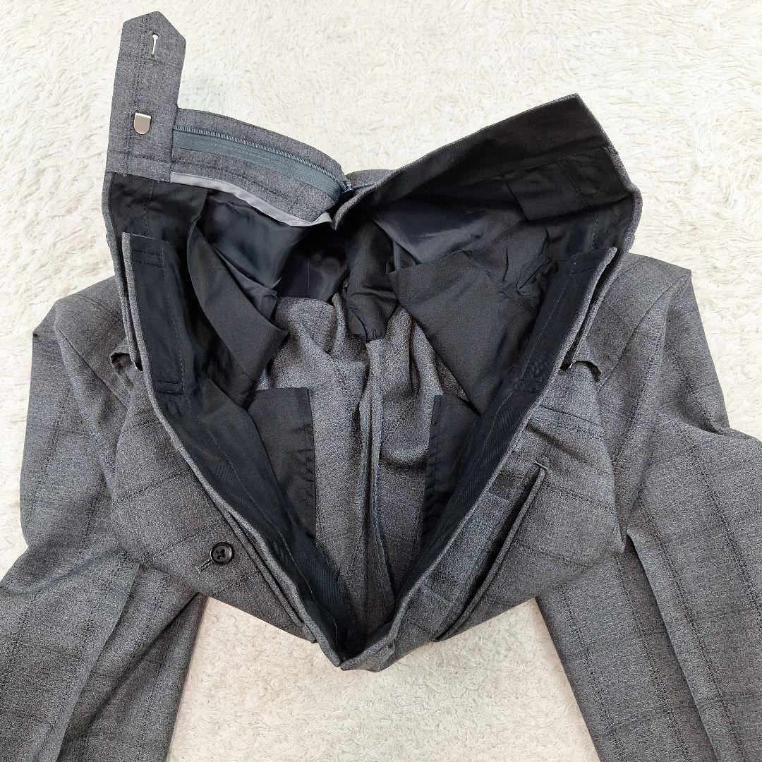 美品✨スーツセレクト　アルフレッドブラウン生地　スリーピース　A4　アジャスター