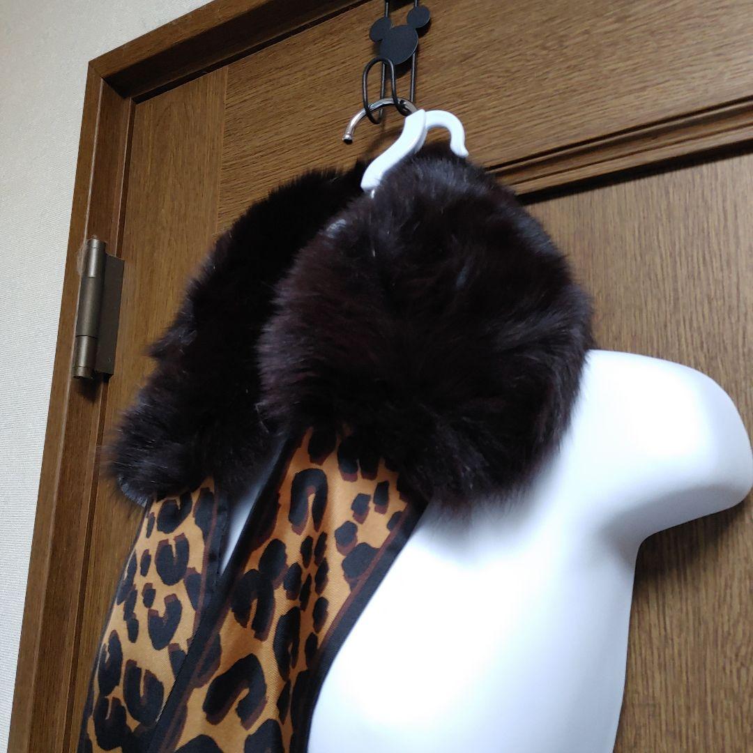 0707123　ルイヴィトン　ファーマフラー　バンドーフリュールフォックス