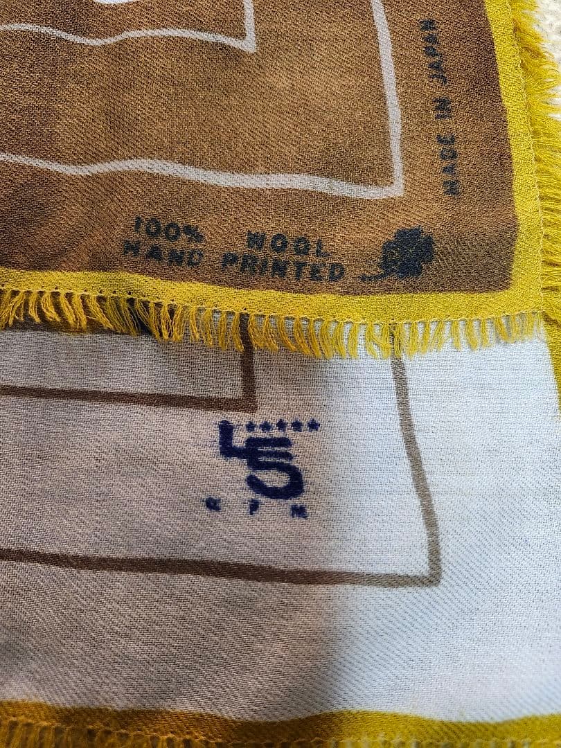 45rのストール ウール100%