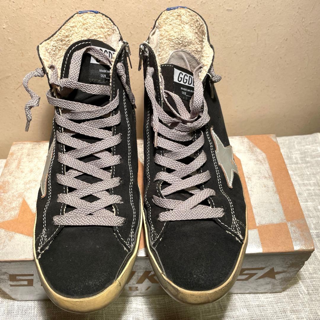 【最安値 】【レア】★ゴールデングース スニーカー 黒 38