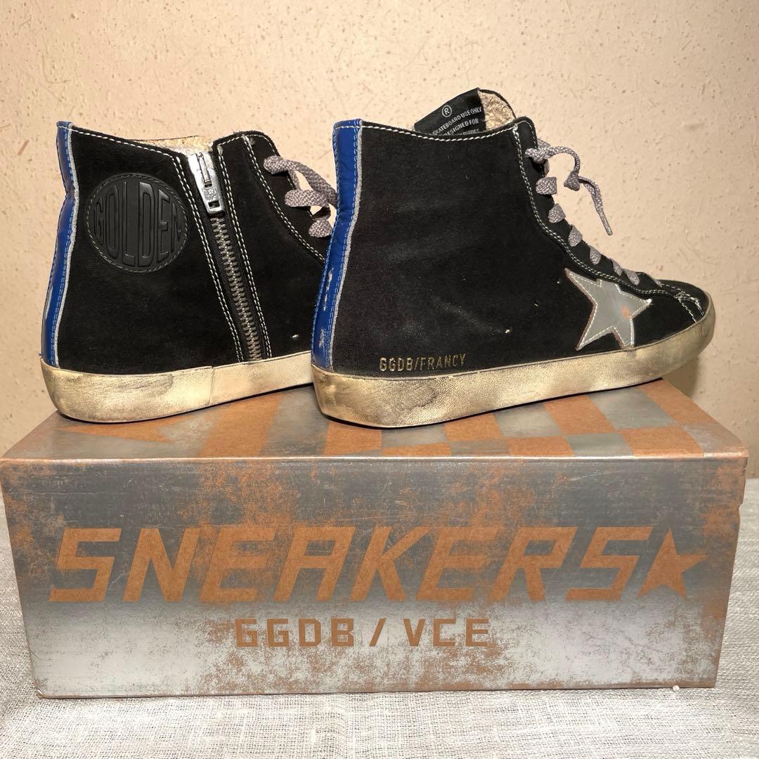 【最安値 】【レア】★ゴールデングース スニーカー 黒 38