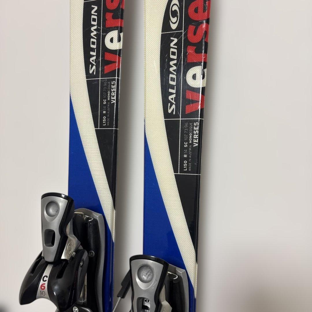 サロモン板150 cm ブーツ　　スキー　セット　ストック　head 110cm