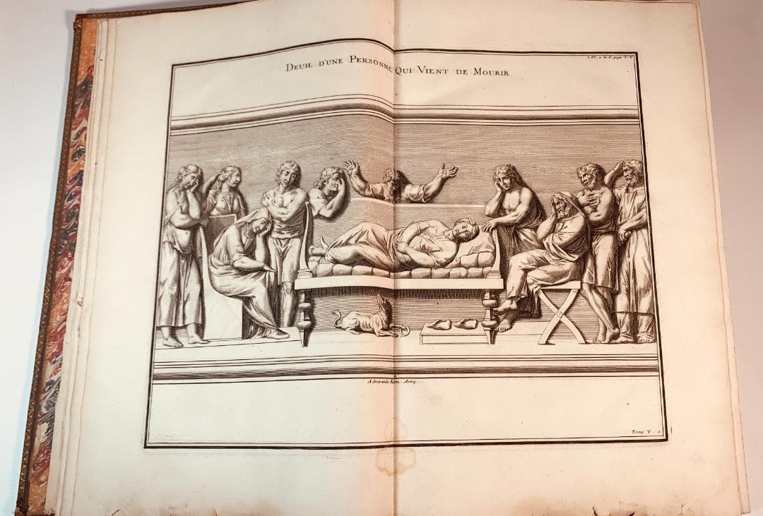 1719年に出版された「図解された古代」第5巻