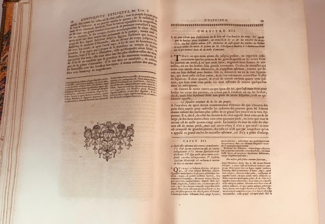 1719年に出版された「図解された古代」第5巻