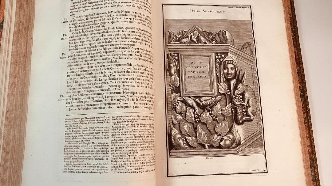 1719年に出版された「図解された古代」第5巻