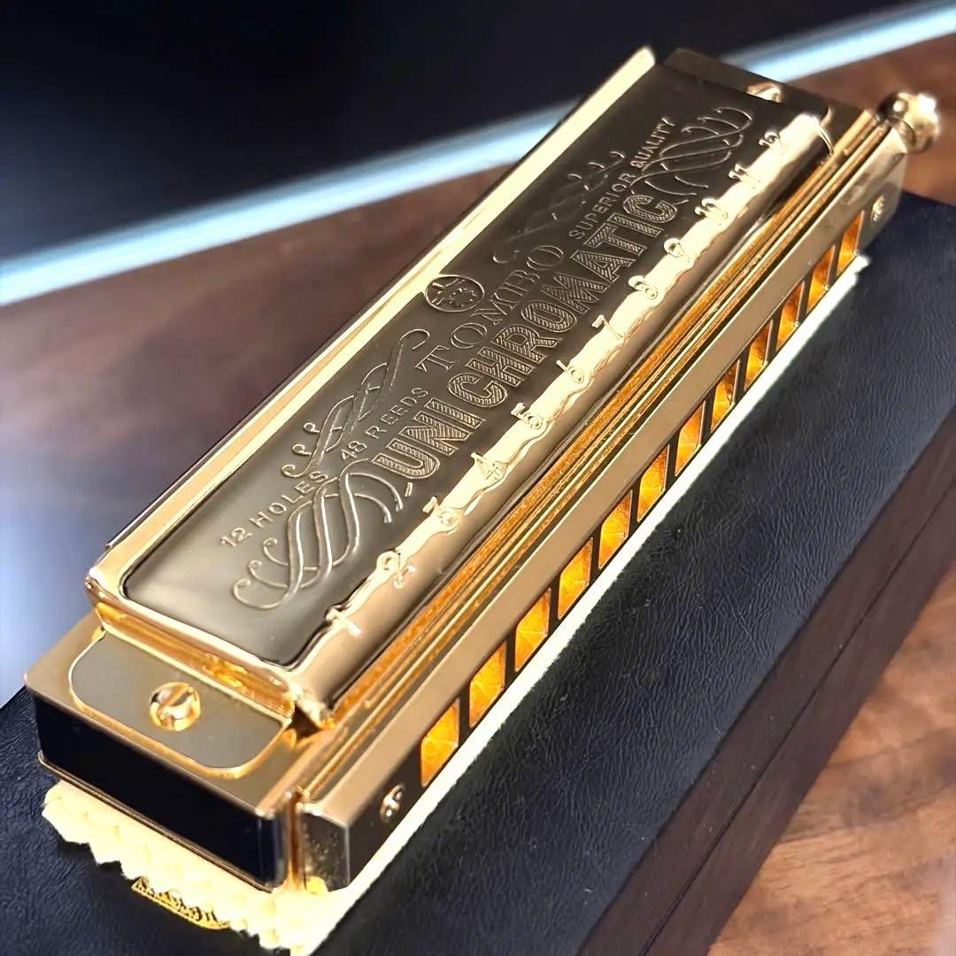TOMBO ハーモニカ UNICHROMATIC GOLD No.1248G
