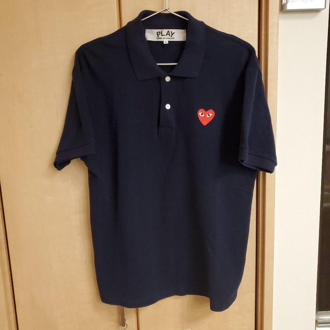 PLAY ネイビーポロシャツ　L