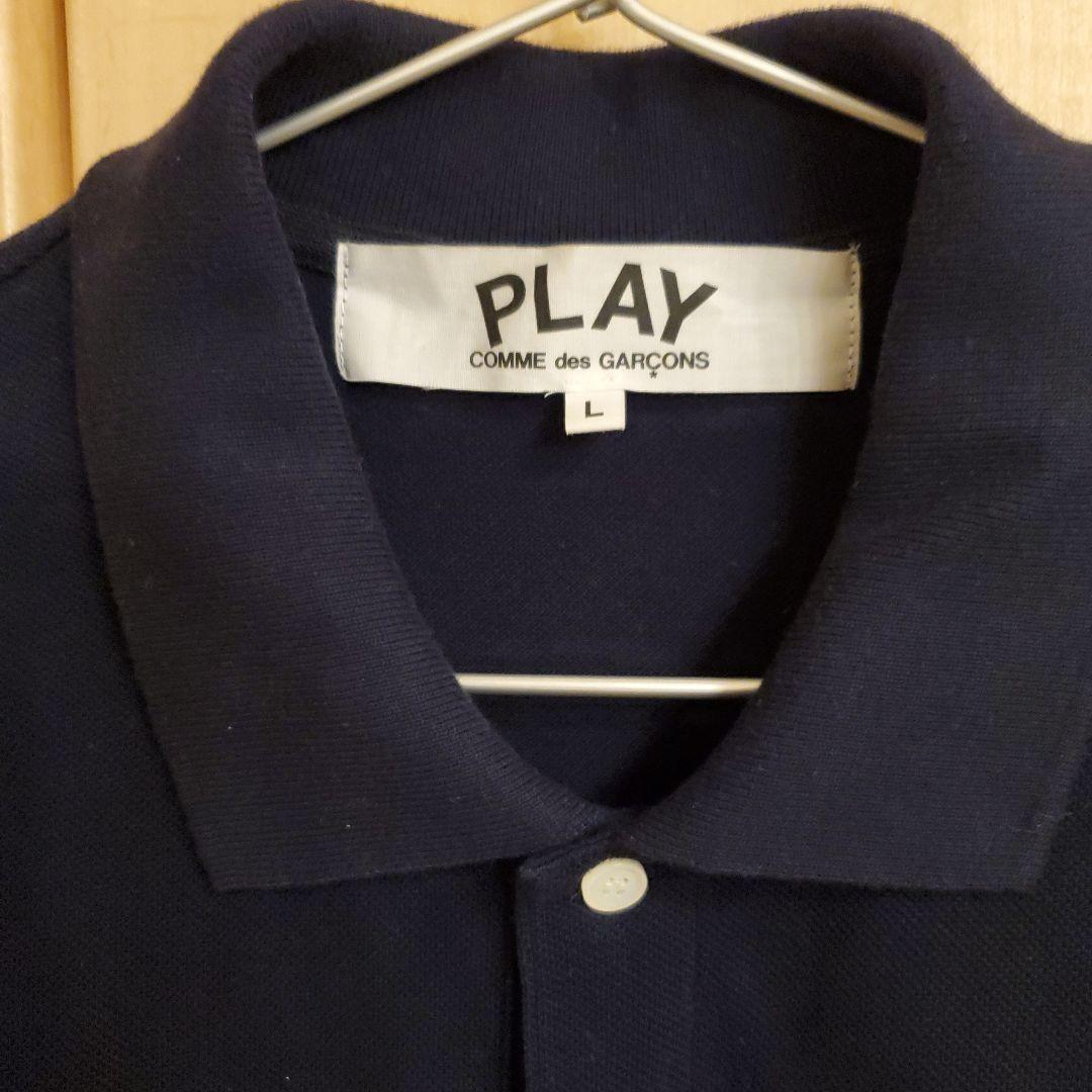 PLAY ネイビーポロシャツ　L