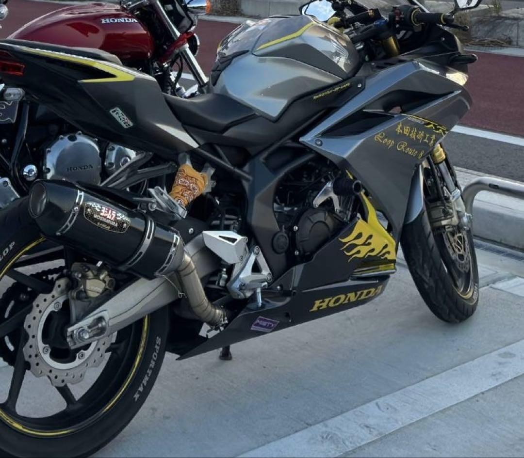 【値下げ！】【美品】CBR250RR ヨシムラ風スリップオンマフラー