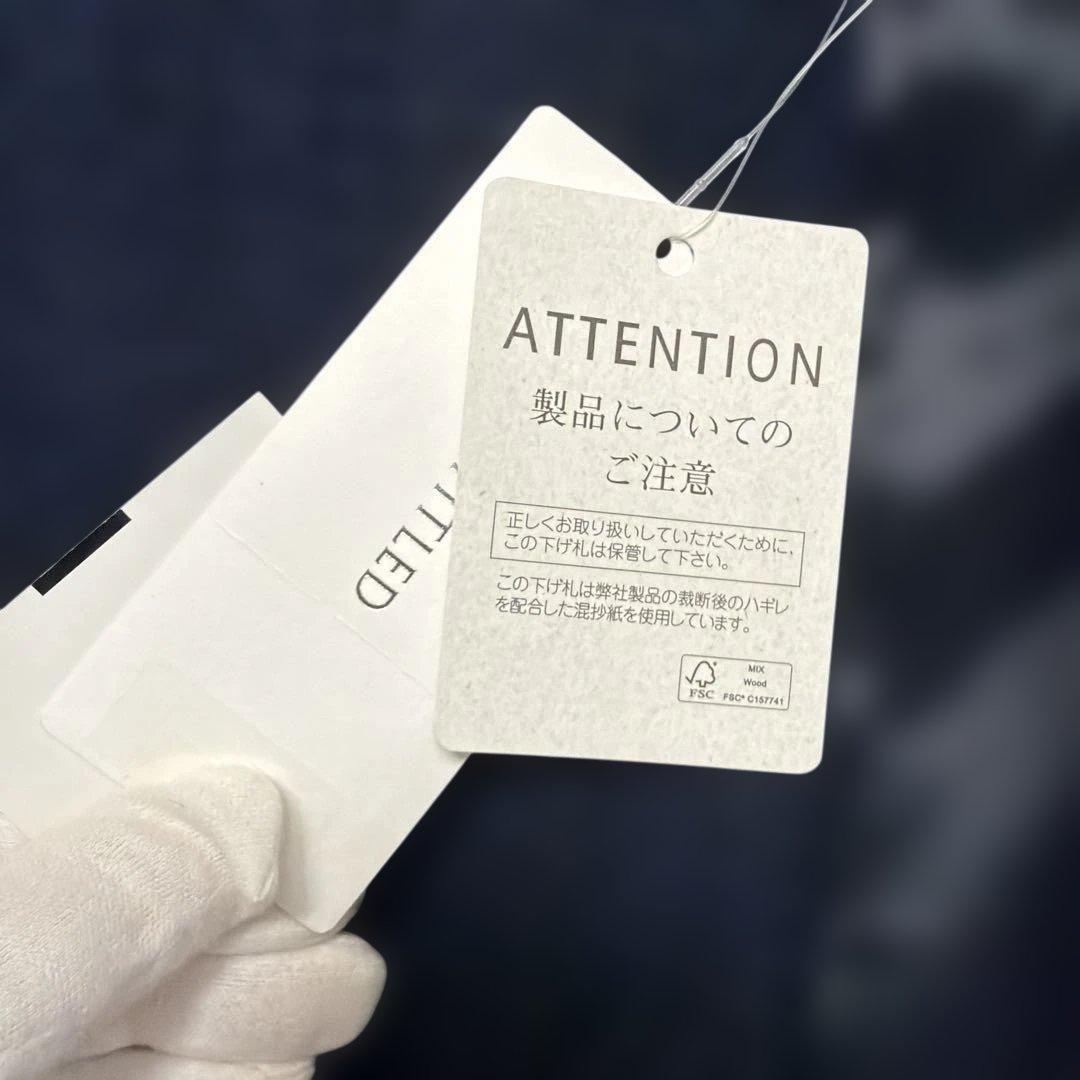 ☆UNTITLED☆ネイビー×ラメ☆ノーカラージャケット☆サイズ3☆新品未使用☆