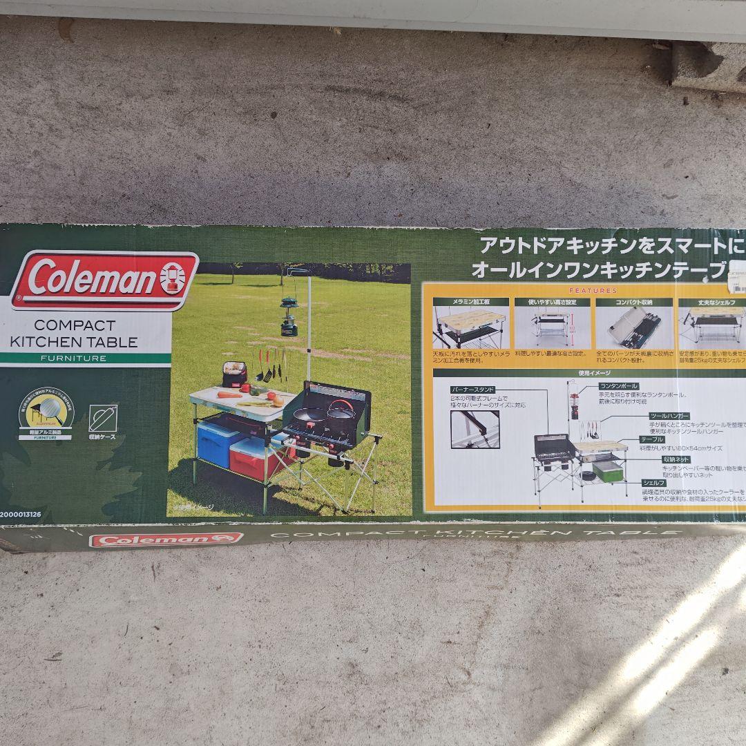【新品未使用】Coleman Compact Kitchen Table