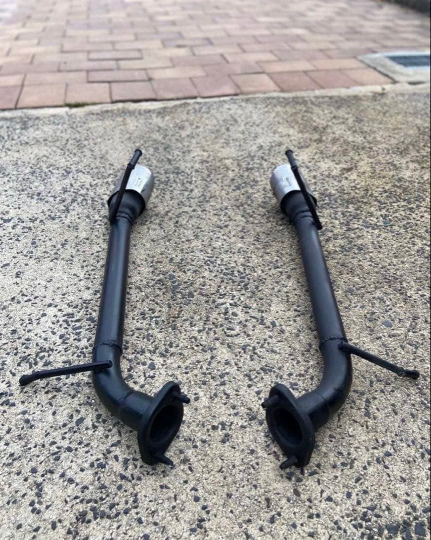 Y51フーガリアピースストレートマフラー カスタムカー　ドレスアップ car