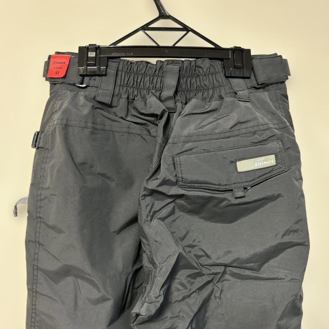 kissmark スノボウェア レディース M 上下セット ピンク× グレー