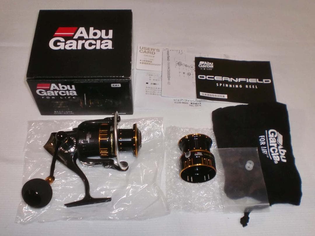 Ａｂｕ　オーシャンフィールド《３０００Ｈ／３０００ＳＨ》浅溝スプール付き　新品