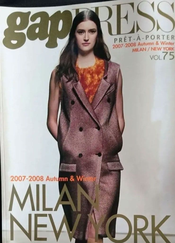 ´07-08 秋冬gap pressVol.75ミラノ・ニューヨーク