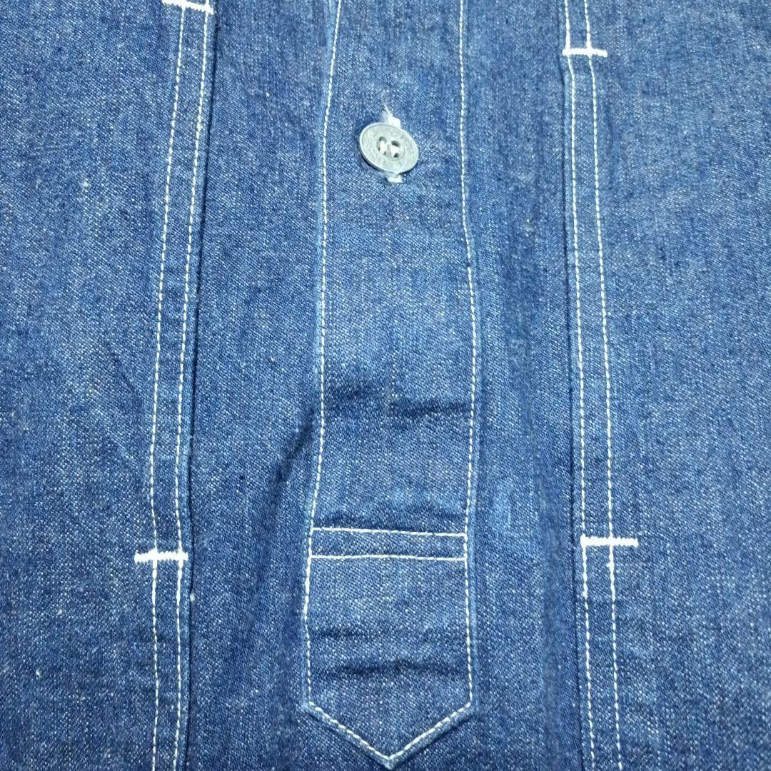 orSlow デニムカバーオール 前開き 2ポケット ネイビー