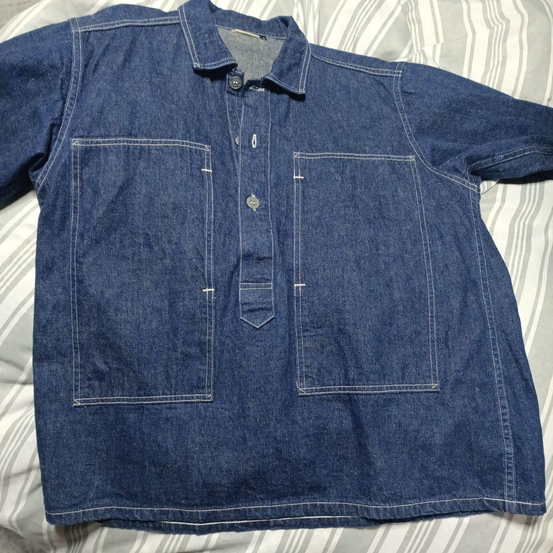 orSlow デニムカバーオール 前開き 2ポケット ネイビー