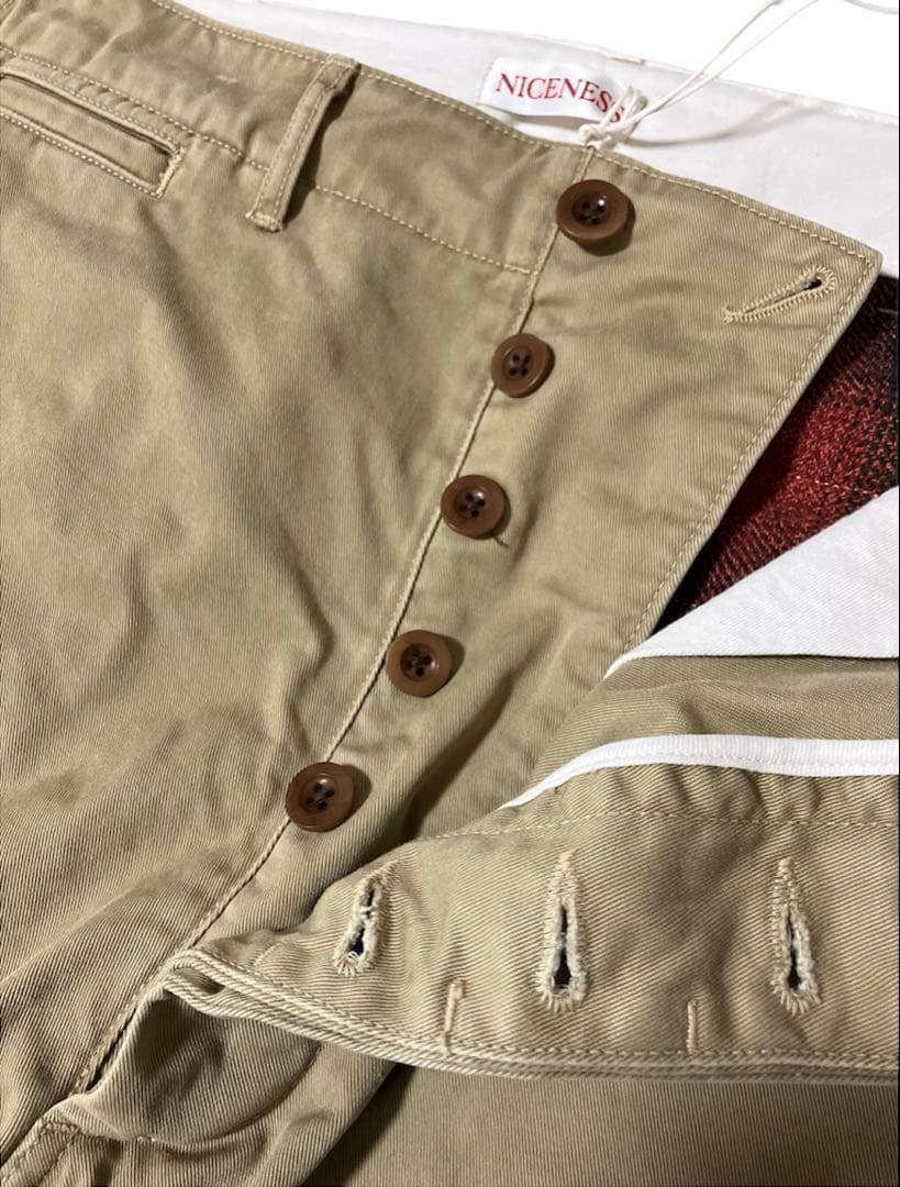 【NICENESS】MALDOON /チノパン Lサイズ/日本製