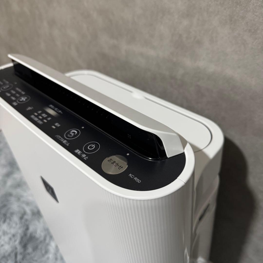【✨美品✨2023年製】SHARP 加湿空気清浄機　KC-R50-W