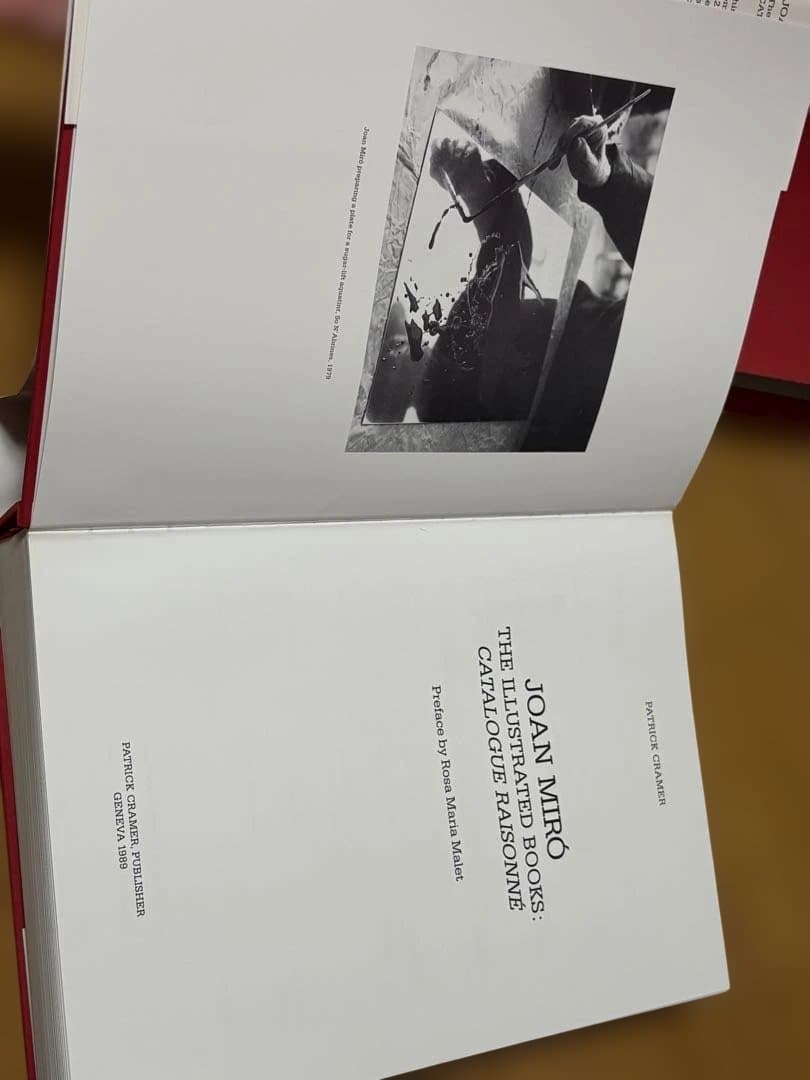 JOAN MIRÓ THE ILLUSTRATED BOOKS カタログ レゾネ